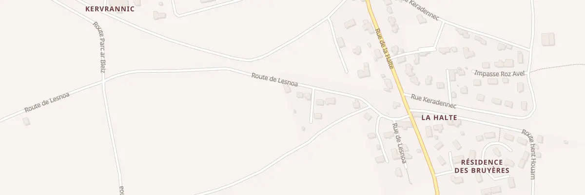 Plan du 23 Rue de Lesnoa à Henvic