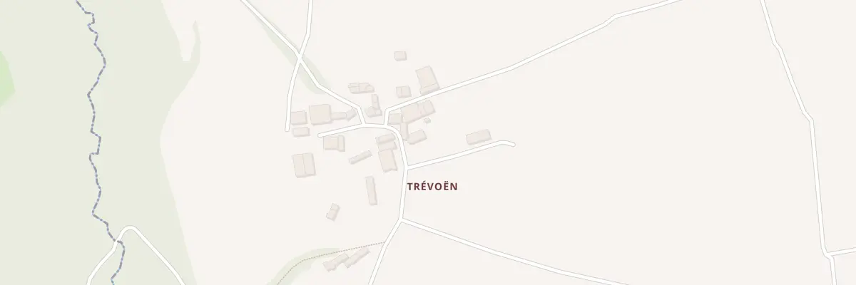 Plan du 125 Trevoen au Cloître-Pleyben