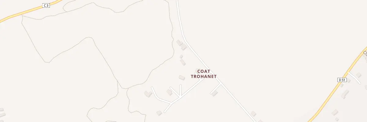 Plan du 5032 Coat Trohanet à Langolen