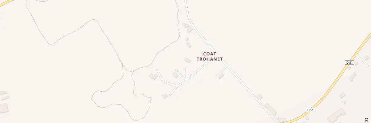 Plan du 5144F Coat Trohanet à Langolen