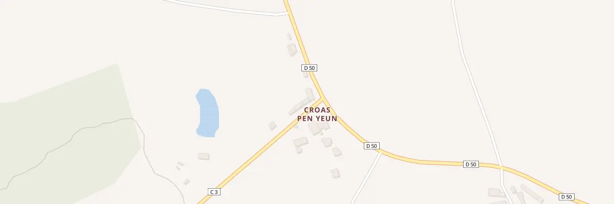 Plan du 238 Croas Pen Yeun à Langolen