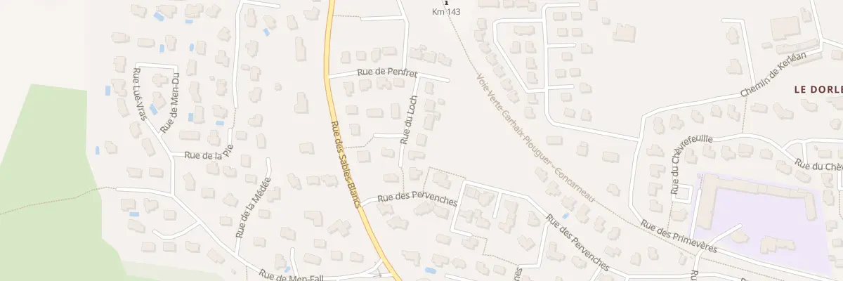 Plan du 7 Rue du Loch à Concarneau