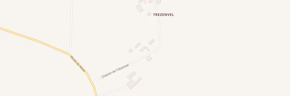 Plan du 107 Trezenvel Izella à Edern