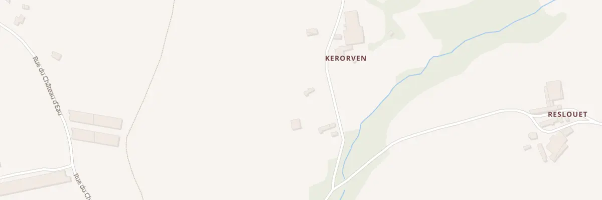 Plan du 5434 Kerorven à Saint-Thégonnec Loc-Eguiner