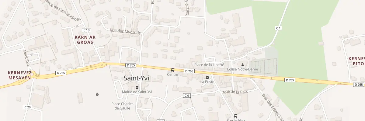 Plan du 21 Av Jean Jaures à Saint-Yvi