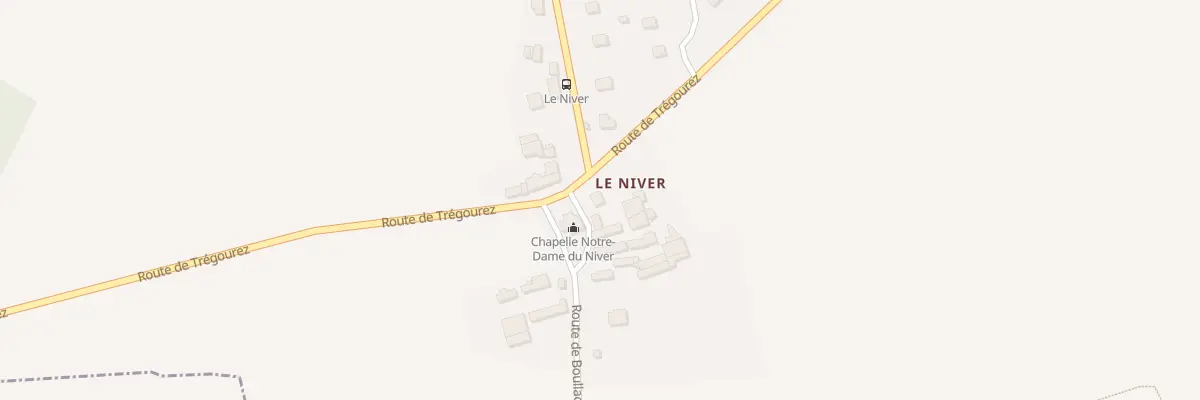 Plan du 118 Le Niver à Edern