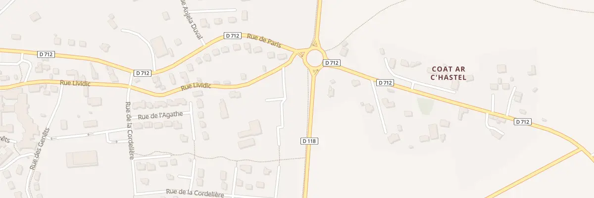Plan du 5 Rue de la Grande Hermine à Saint-Thégonnec Loc-Eguiner
