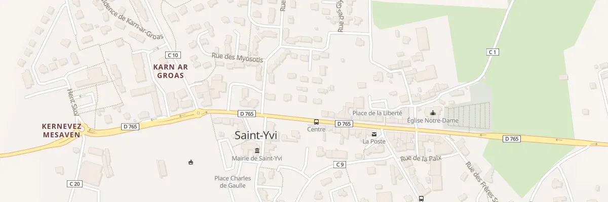 Plan du 23 Av Jean Jaures à Saint-Yvi