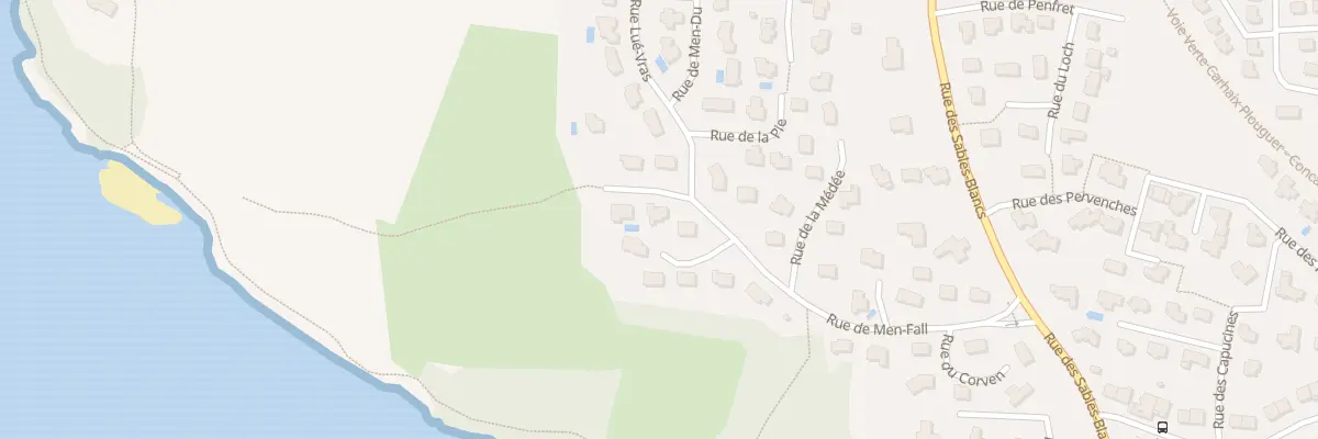 Plan du 9 Rue de Men Fall à Concarneau