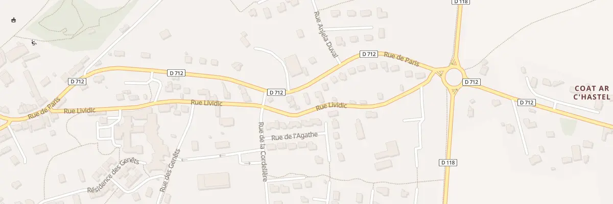 Plan du 5118 Ferme de Penn Ar Park à Saint-Thégonnec Loc-Eguiner