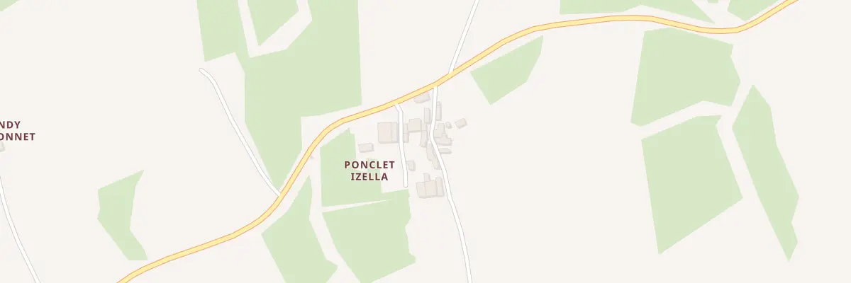 Plan du 5220 Ponclet Izella à Commana