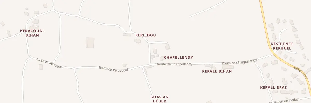 Plan du 5163A Kerlidou à Henvic