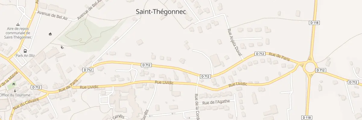 Plan du 5084 Ferme de Penn Ar Park à Saint-Thégonnec Loc-Eguiner