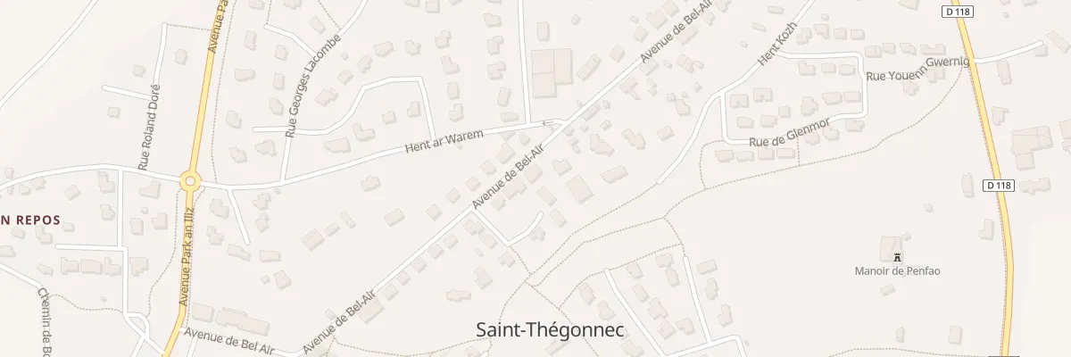 Plan du 7 Cite du Tarros à Saint-Thégonnec Loc-Eguiner