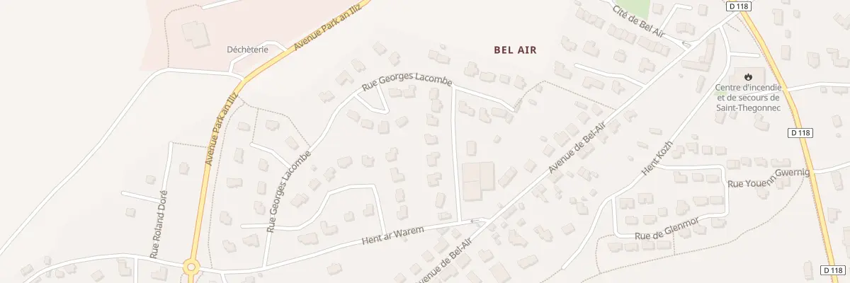 Plan du 9 Rue Henri Rivière à Saint-Thégonnec Loc-Eguiner