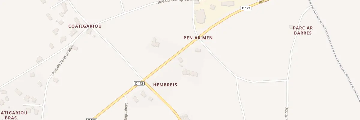 Plan du 1982G Hembreis à Henvic