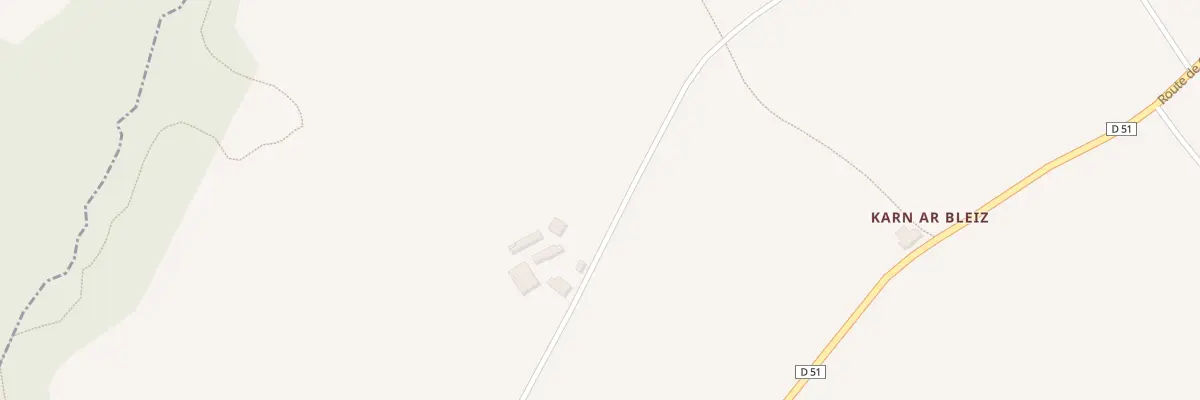 Plan du 226 Goez Garadec à Langolen
