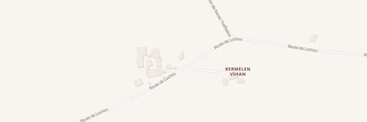 Plan du 5544F Kermelen à Briec