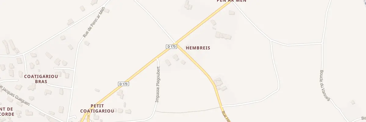 Plan du 374B Kerantreis à Henvic
