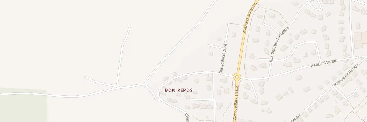 Plan du 7 Che de Bon Repos à Saint-Thégonnec Loc-Eguiner