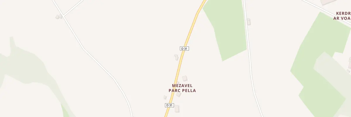 Plan du 15 Mezavel à Guiclan