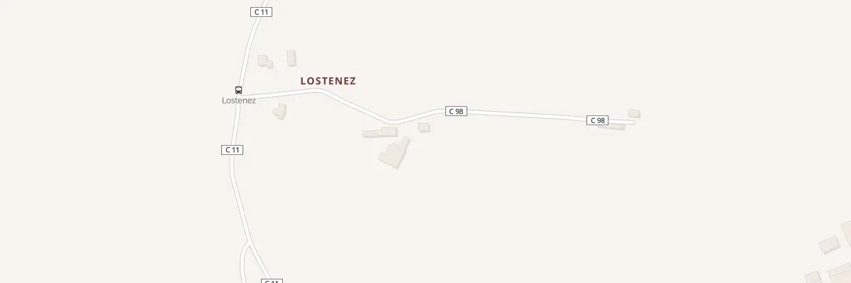 Plan du 781 Lostenez à Elliant