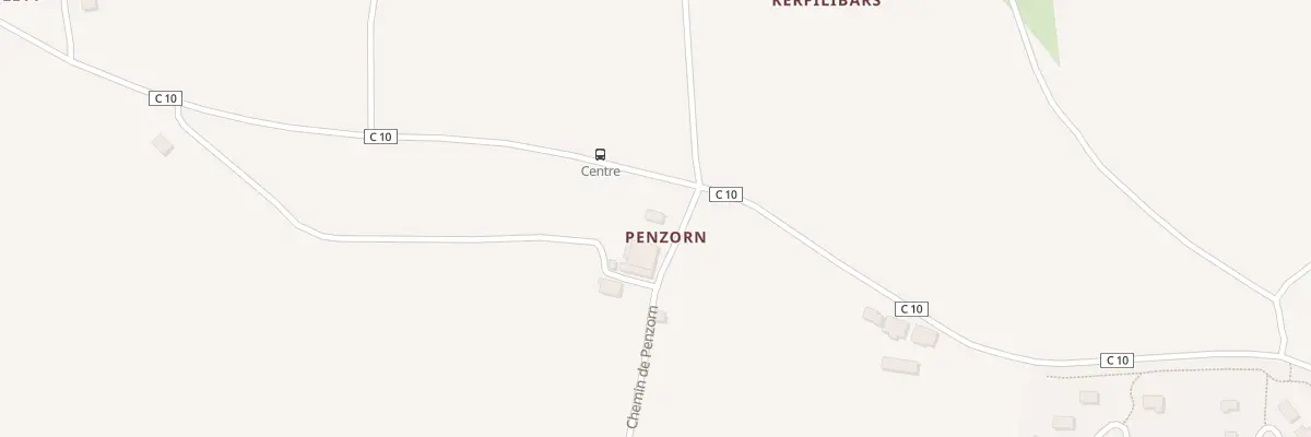 Plan du 2 Penzorn à Saint-Yvi