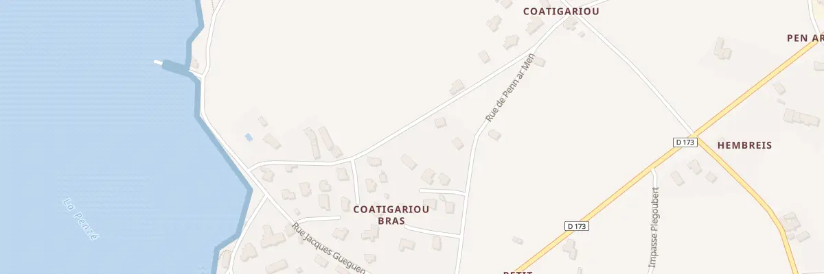 Plan du 18B Rue de Coatigariou à Henvic