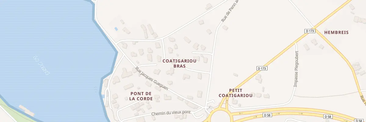 Plan du 5B Rue de Pen Ar Meen à Henvic