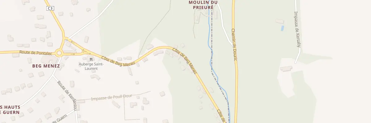 Plan du 22 Rue de Beg Menez à La Forêt-Fouesnant