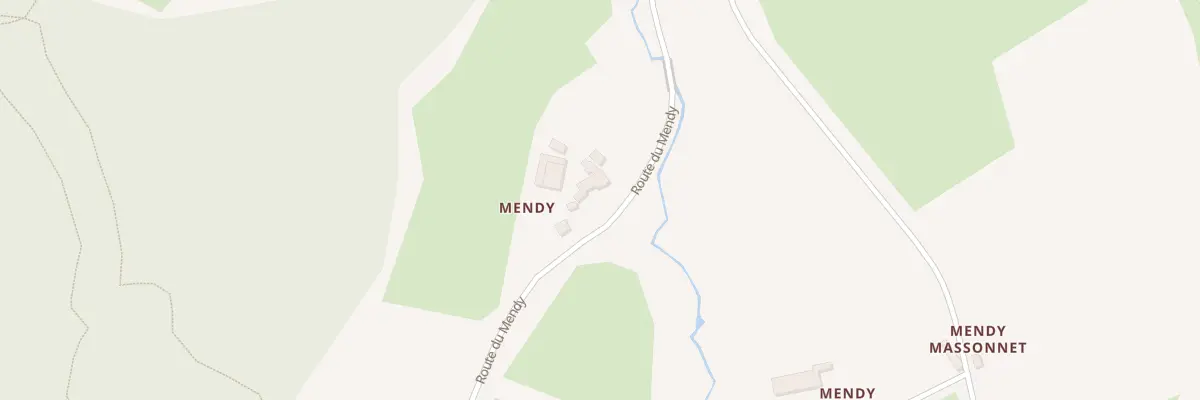 Plan du 5534 Mendy à Commana