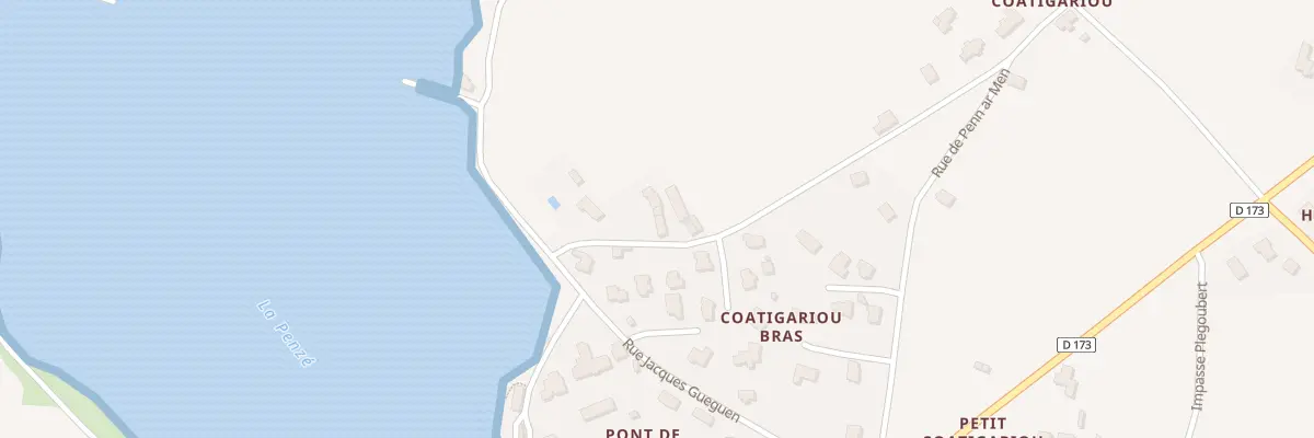 Plan du 3B Rue de Coatigariou à Henvic