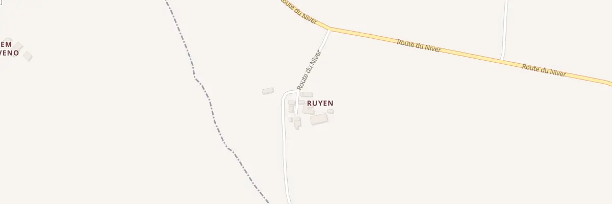 Plan du 472 Rte du Niver à Edern
