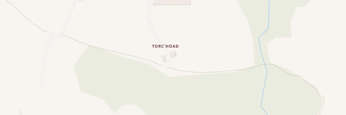Plan du 233 Torc’hoad à Gouézec