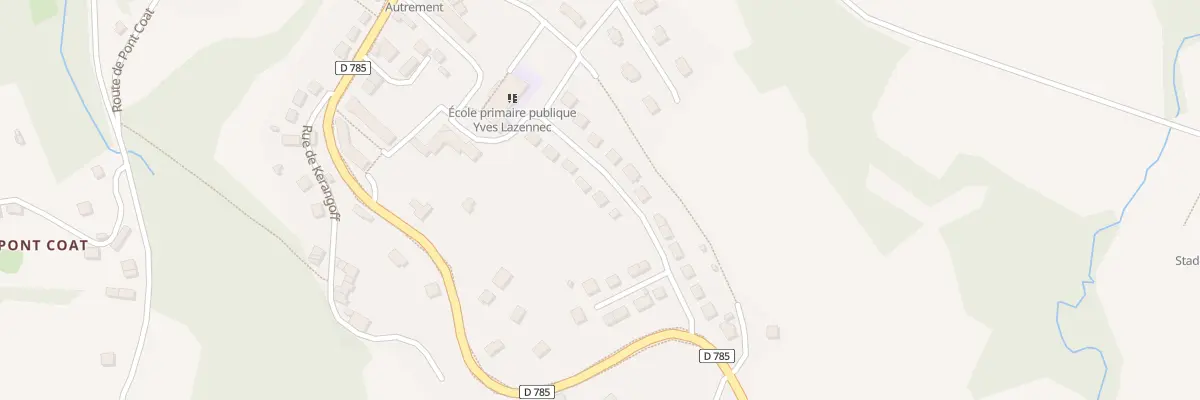 Plan du 7 Rue Frédéric Le Guyader à Brasparts