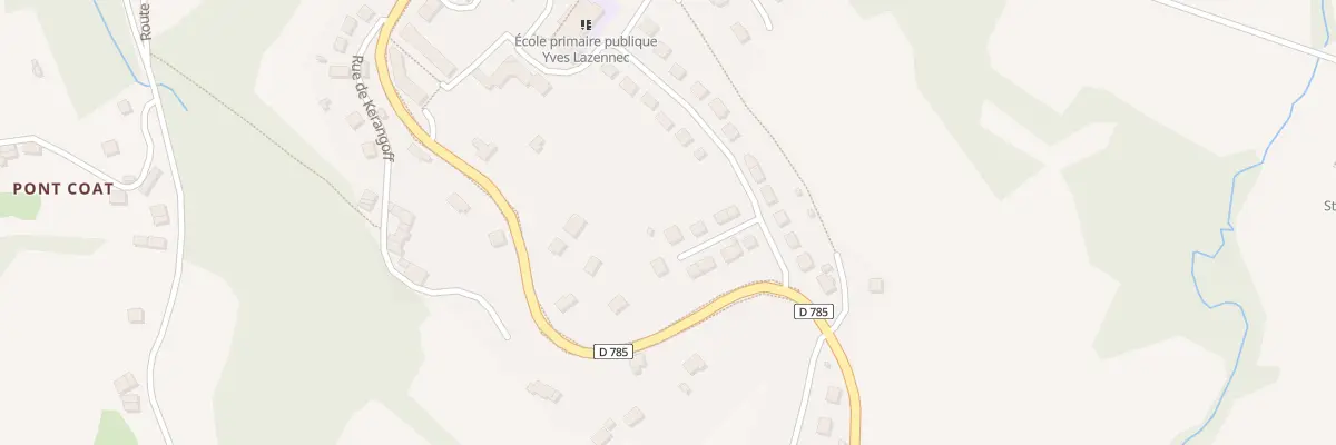 Plan du 527 Cité de Rhunenez à Brasparts