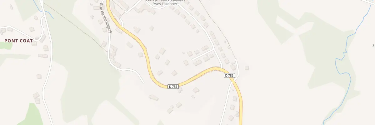 Plan du 8 Rue Anatole le Braz à Brasparts