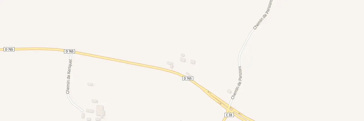 Plan du 6 Kerudoc’h à Saint-Yvi