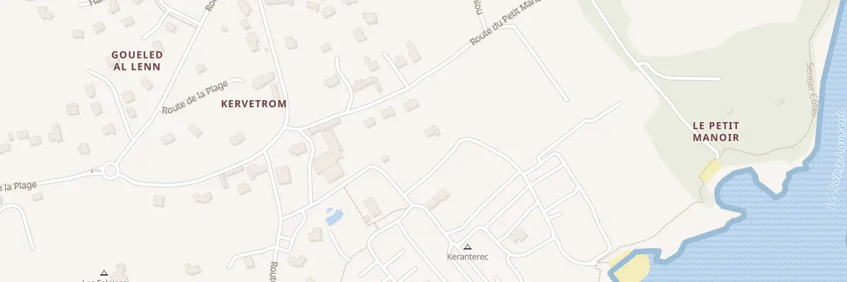 Plan du 2 Rte du Petit Manoir à La Forêt-Fouesnant