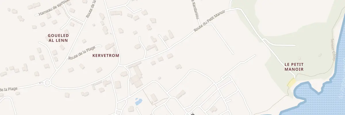 Plan du 8 Rte du Petit Manoir à La Forêt-Fouesnant