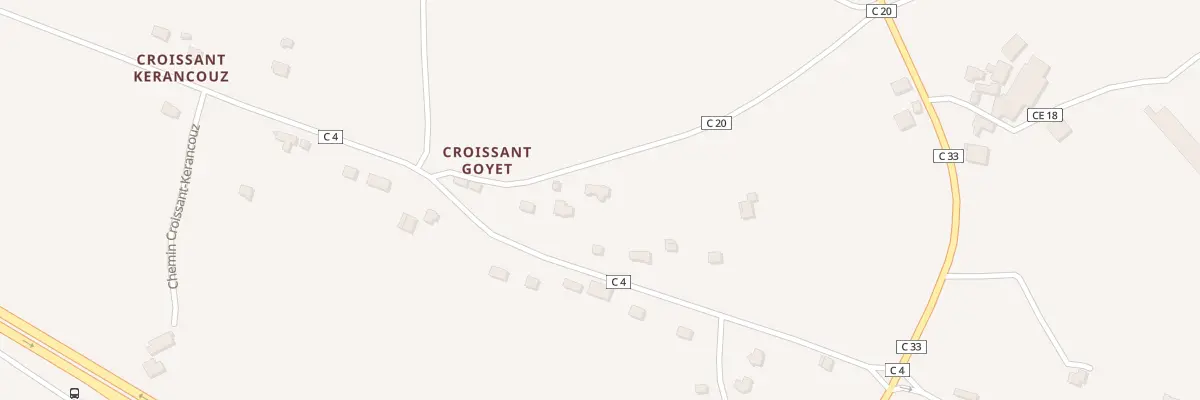 Plan du 7 Croissant Goyet à Saint-Yvi