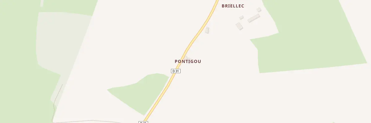 Plan du 2 Briellec à Guiclan