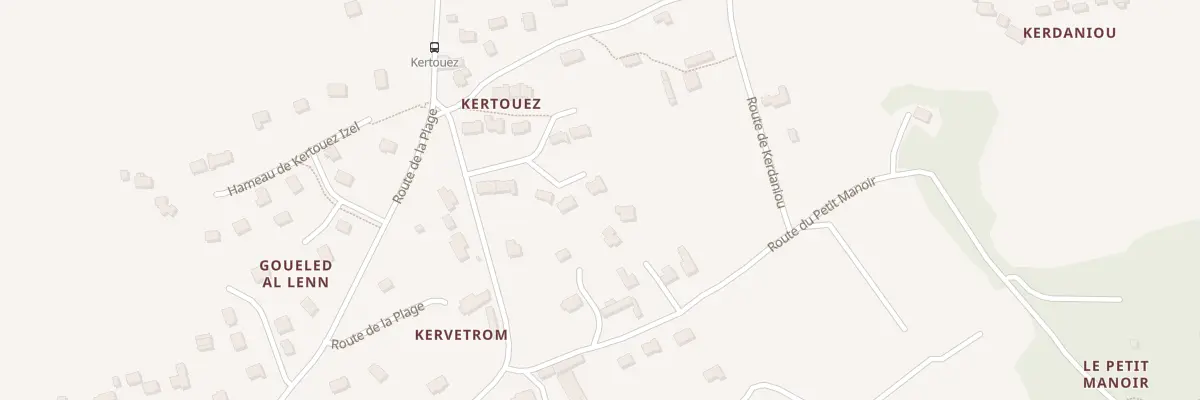 Plan du 8 Ham de Kertouez Huel à La Forêt-Fouesnant