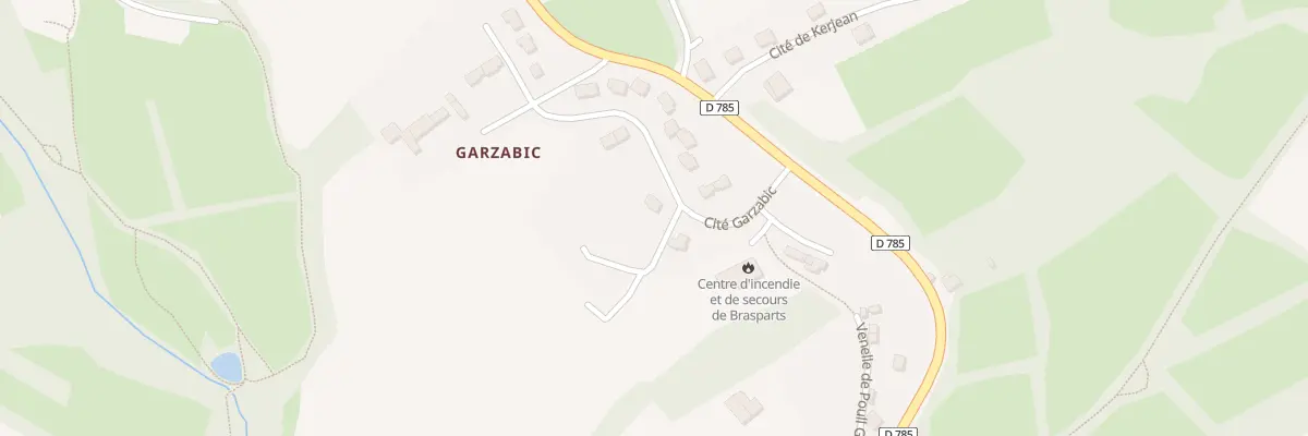 Plan du 21 Cité Garzabic à Brasparts