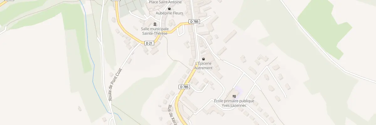 Plan du 32 Rue de la Mairie à Brasparts