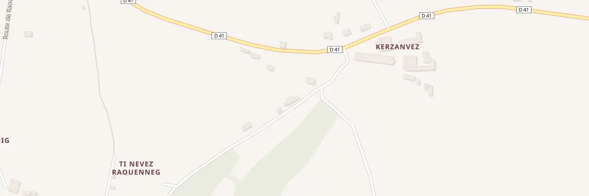Plan du 12 Ale Kerzanvez à Gouézec