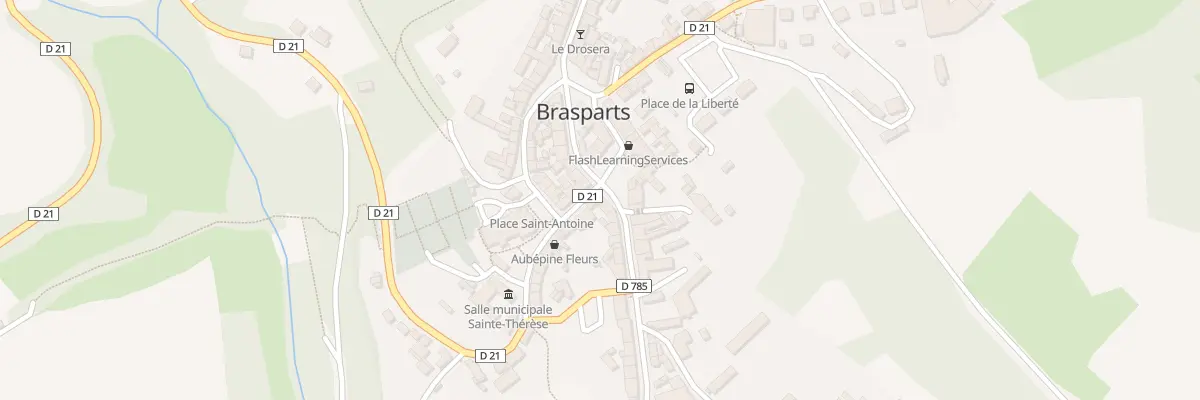 Plan du 2 Rue de la Mairie à Brasparts