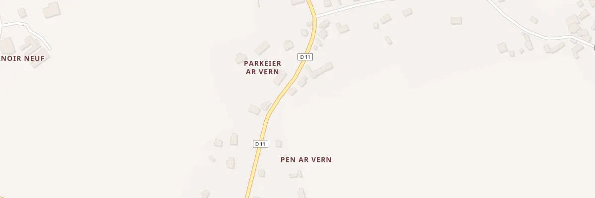 Plan du 21 Rue de Pen Ar Vern à Commana