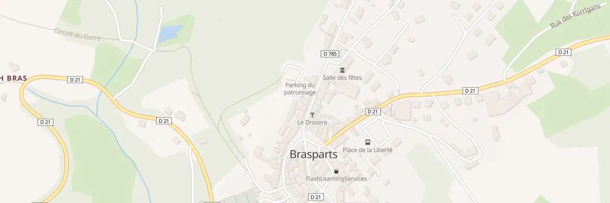 Plan du 23 Rue St Michel à Brasparts