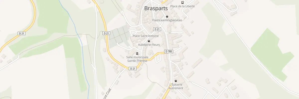 Plan du 13 Rue de l’Église à Brasparts
